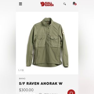 Fjällräven S/F Raven Anorak W - New w tags